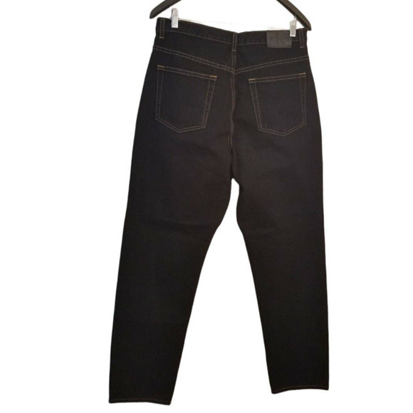 Calvin Klein Denim Regular Skinny Women's Jeans Black overdye Size 14‎ 34X30 - Picture 2 of 6